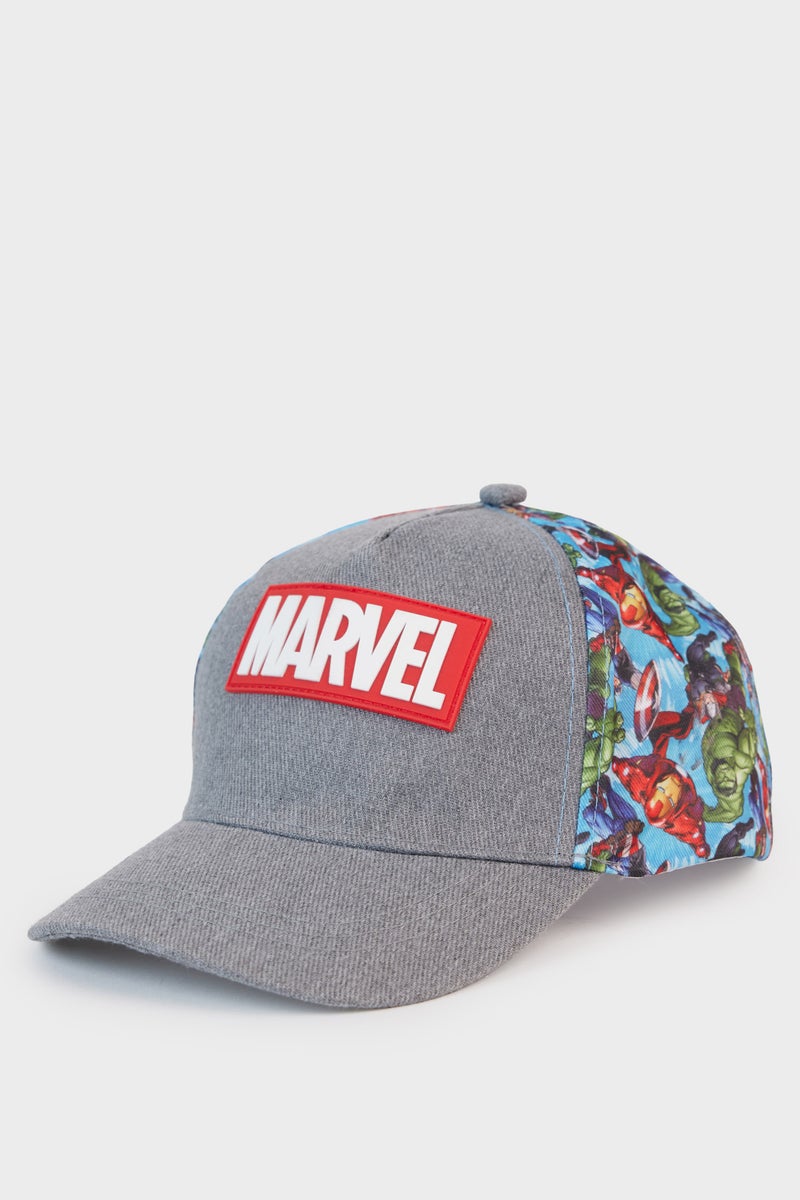 DeFacto Grey Boy Boy Marvel Avengers Print Cap Casual - Image 1